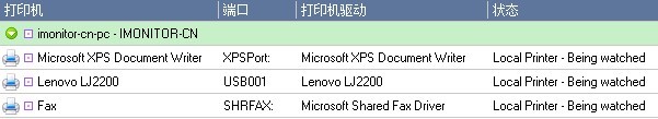 查詢印表機